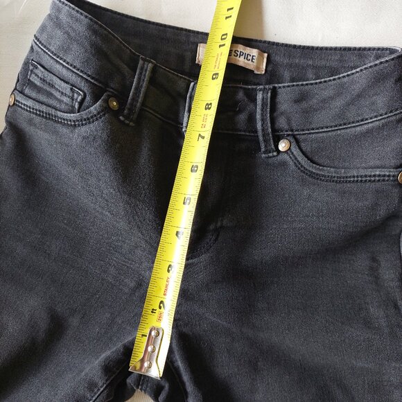 Blue Spice Faded Black Mid-Rise Jeans, Size 0 - Picture 5 of 6